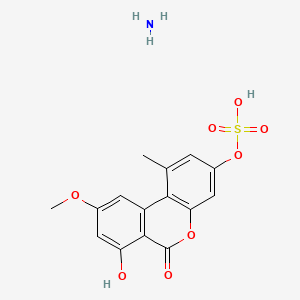 molecular formula C15H15NO8S B13839333 Alternariol 9-Methyl Ether 3-Sulfate Ammonium Salt 