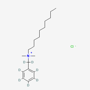 molecular formula C19H34ClN B13839365 Benzyldimethyldecylammonium Chloride-[D] 