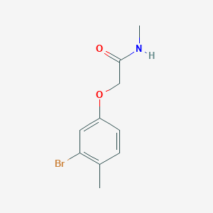 molecular formula C10H12BrNO2 B1383938 2-(3-Bromo-4-methylphenoxy)-N-methylacetamide CAS No. 1858420-03-7