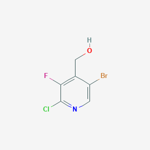 molecular formula C6H4BrClFNO B1383948 (5-Bromo-2-chloro-3-fluoropyridin-4-yl)methanol CAS No. 2090900-85-7