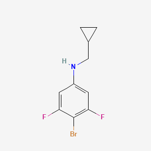 4-Bromo-N-(cyclopropylmethyl)-3,5-difluoroaniline