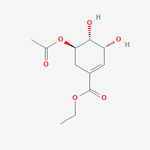 Ethyl (3R,4R,5R)-5-acetyloxy-3,4-dihydroxycyclohexene-1-carboxylate