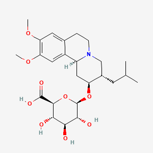 molecular formula C25H37NO9 B13839603 trans-Dihydrotetrabenazine Glucuronide 