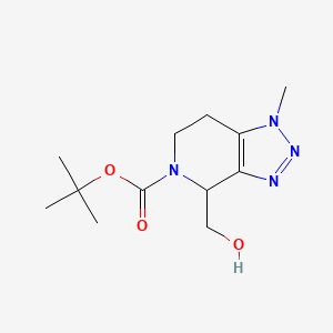 Tert-butyl 4-(hydroxymethyl)-1-methyl-6,7-dihydro-4H-triazolo[4,5-c]pyridine-5-carboxylate