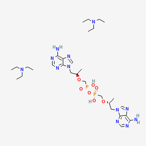 molecular formula C30H56N12O7P2 B13839675 Tenofovir Dimer Triethylammonium Salt 