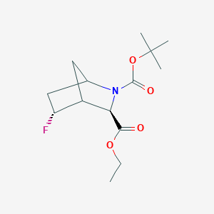 2-O-Tert-butyl 3-O-ethyl (3R,5R)-5-fluoro-2-azabicyclo[2.2.1]heptane-2,3-dicarboxylate