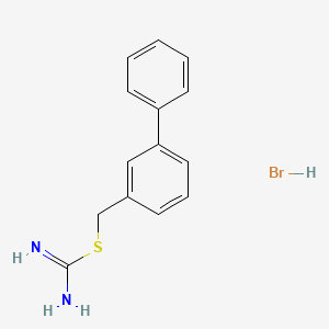 2-([1,1'-Biphenyl]-3-ylmethyl)isothiouronium bromide