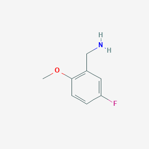 molecular formula C8H10FNO B138398 5-氟-2-甲氧基苄胺 CAS No. 148870-38-6