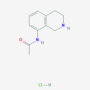 B1383981 N-(1,2,3,4-tetrahydroisoquinolin-8-yl)acetamide hydrochloride CAS No. 2060050-22-6