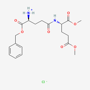 molecular formula C19H27ClN2O7 B13839821 H-gGlu(OBn)-Glu(OMe)-OMe.Cl- 