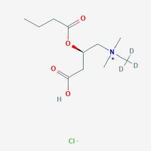 3-carboxy-N,N-dimethyl-N-(methyl-d3)-2R-(1-oxobutoxy)-1-propanaminium,monochloride