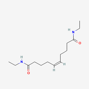 molecular formula C14H26N2O2 B13839863 (Z)-N1,N10-Diethyldec-5-enediamide 
