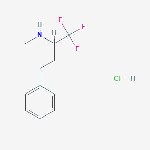 Methyl(1,1,1-trifluoro-4-phenylbutan-2-yl)amine hydrochloride