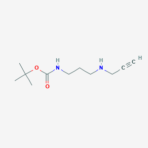molecular formula C11H20N2O2 B138399 tert-butyl N-[3-(prop-2-ynylamino)propyl]carbamate CAS No. 128557-35-7