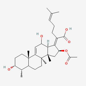 molecular formula C31H46O6 B1383994 9,11-Anhydro-12-hydroxy Fusidic Acid CAS No. 74048-44-5