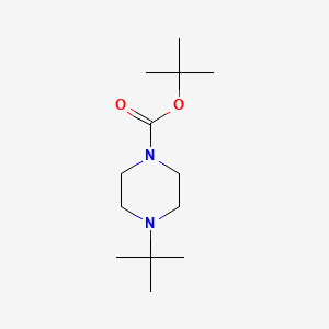 molecular formula C13H26N2O2 B13840044 Tert-butyl 4-tert-butylpiperazine-1-carboxylate CAS No. 894802-57-4