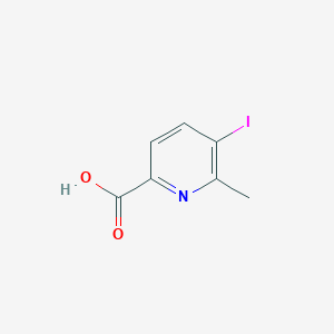 molecular formula C7H6INO2 B13840049 5-Iodo-6-methylpyridine-2-carboxylic acid CAS No. 1261269-52-6