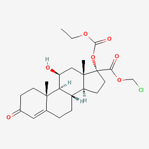 molecular formula C24H33ClO7 B13840090 1,2-DihydroLoteprednolEtabonate 