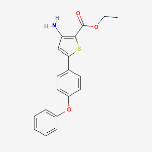 Ethyl 3-amino-5-(4-phenoxyphenyl)thiophene-2-carboxylate