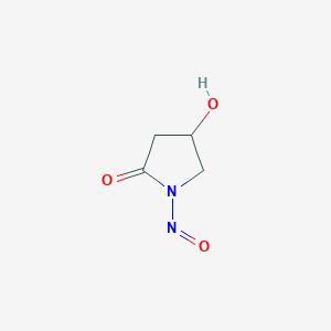 molecular formula C4H6N2O3 B13840243 N-Nitroso-4-hydroxy Pyrrolidone 