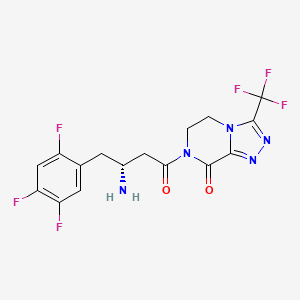 molecular formula C16H13F6N5O2 B13840288 Oxo Sitagliptin 