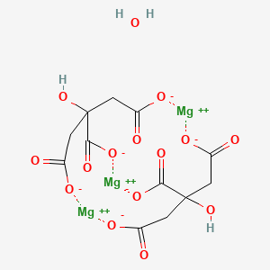 molecular formula C12H12Mg3O15 B13840295 Magnesium citrate hydrate 