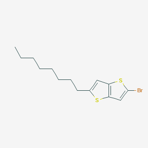 molecular formula C14H19BrS2 B1384034 2-Bromo-5-octylthieno[3,2-b]thiophene CAS No. 1398397-74-4