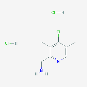 1-(4-Chloro-3,5-dimethylpyridin-2-yl)methanamine dihydrochloride