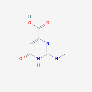 2-(Dimethylamino)-6-oxo-1,6-dihydropyrimidine-4-carboxylic acid