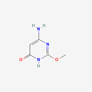 molecular formula C5H7N3O2 B1384045 6-Amino-2-methoxypyrimidin-4-ol CAS No. 52386-29-5