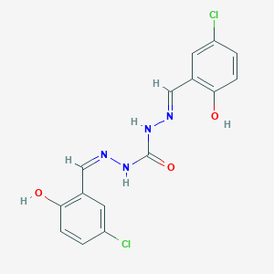 1-[(Z)-(5-Chloro-2-hydroxyphenyl)methylideneamino]-3-[(E)-(5-chloro-2-hydroxyphenyl)methylideneamino]urea