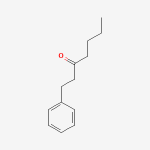 molecular formula C13H18O B13840505 1-Phenyl-3-heptanone 