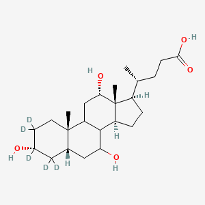 molecular formula C24H40O5 B13840529 Cholic Acid-d5 