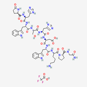 molecular formula C61H75F3N18O16 B13840615 Peforelin Trifluoroacetic Acid Salt 
