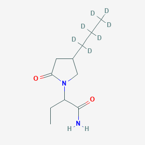 molecular formula C11H20N2O2 B13840626 Brivaracetam-d7 (Mixture of Diastereomers) 