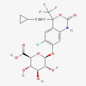 molecular formula C20H17ClF3NO9 B13840703 rac7-HydroxyEfavirenz7-O-beta-D-Glucuronide 