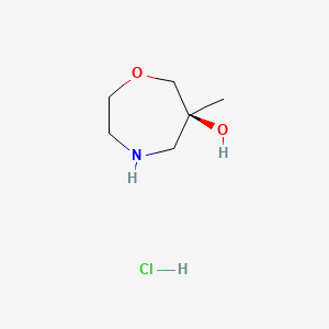 (S)-6-Methyl-1,4-oxazepan-6-ol hydrochloride