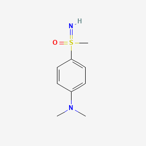 molecular formula C9H14N2OS B1384073 [4-(二甲氨基)苯基](亚氨基)甲基-lambda6-磺酰胺 CAS No. 2060063-40-1