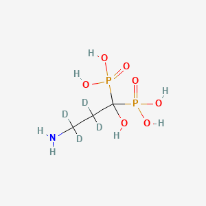 molecular formula C3H11NO7P2 B13840794 Pamidronic Acid-D2 (Major) 