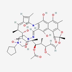 molecular formula C47H64N4O13 B13840874 Rifapentine N-Oxide 