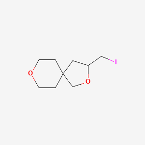 molecular formula C9H15IO2 B1384088 3-(Iodomethyl)-2,8-dioxaspiro[4.5]decane CAS No. 2059975-69-6