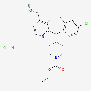 molecular formula C23H26Cl2N2O3 B13840896 4-Hydroxymethyl Loratadine Hydrochloride 