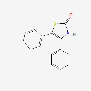 molecular formula C15H11NOS B13840943 4,5-Diphenyl-1,3-thiazol-2(3H)-one CAS No. 6339-99-7