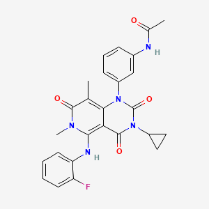 molecular formula C26H24FN5O4 B13841002 Deiodo Trametinib 