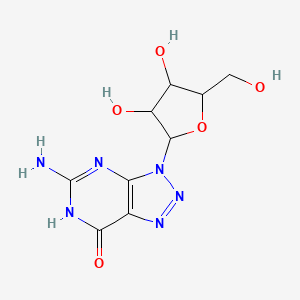 molecular formula C9H12N6O5 B1384102 8-Azaguanosine CAS No. 2133-80-4