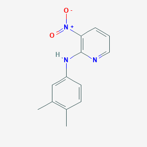 molecular formula C13H13N3O2 B13841023 N-(3,4-Dimethylphenyl)-3-nitropyridin-2-amine CAS No. 61963-66-4