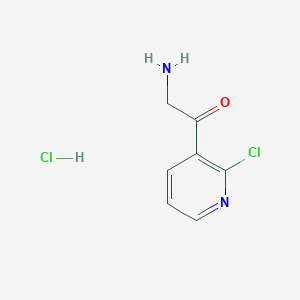 molecular formula C7H8Cl2N2O B1384103 2-Amino-1-(2-chloropyridin-3-yl)ethan-1-one hydrochloride CAS No. 2059932-12-4