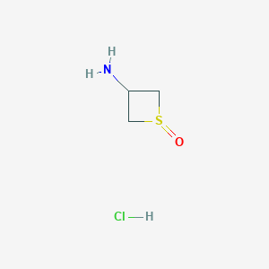 molecular formula C3H8ClNOS B1384107 3-Amino-thietan-1-one hydrochloride CAS No. 2059941-70-5