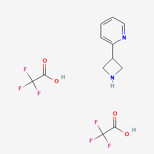 2-(3-Azetidinyl)pyridine trifluoroacetate (1:2)