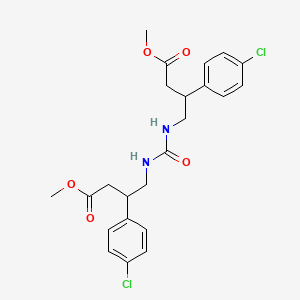 molecular formula C23H26Cl2N2O5 B13841133 Di-baclofen Urea Dimethyl Ester 
